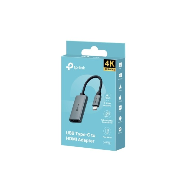 Tp-Link UA520C USB Type-C To HDMI Adapter Grey