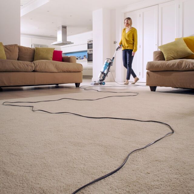 Vax U85-AS-PE Bagless Upright Vacuum Grey / Blue