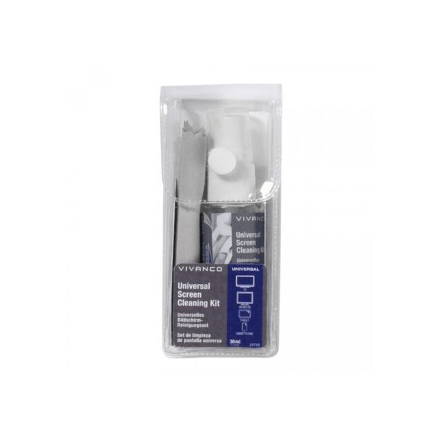 Vivanco 39750 Flat Screen Cleaning System Silver
