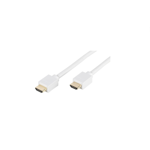 Vivanco 47165 High Speed HDMI Cable With Ethernet Uhd 4K Hdr 2.0M White