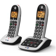 BT 084666 Bt4600 Twin Digital Cordless Big Button Phone With Answer Machine
