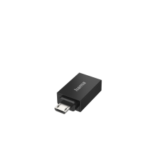 Hama 00200307 USB Otg Adapter, Micro-Usb To USB-A Black