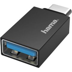 Hama 00200311 USB-C-ADAPTER AUF USB-A 5 GBPS Black