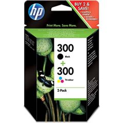 Hp 300 Ink Cartridge Multipack - Black Tri-Colour