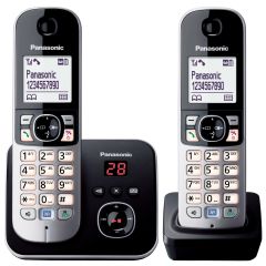 Panasonic KX-TG6822EB Dect Phone With Answer Machine 2 Pack