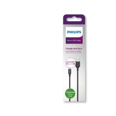 Philips DLC2103A/00 Type C USB Cable 1.2M Charge And Sync Black