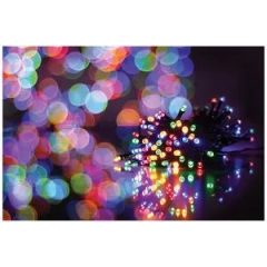 Pro Elec PELL0463 100 Leds Decorative Battery Lights With Timer Multi-Coloured